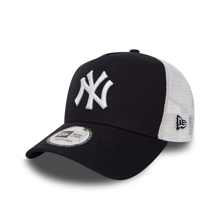 Clean Trucker Cap New York Yankees Navy White