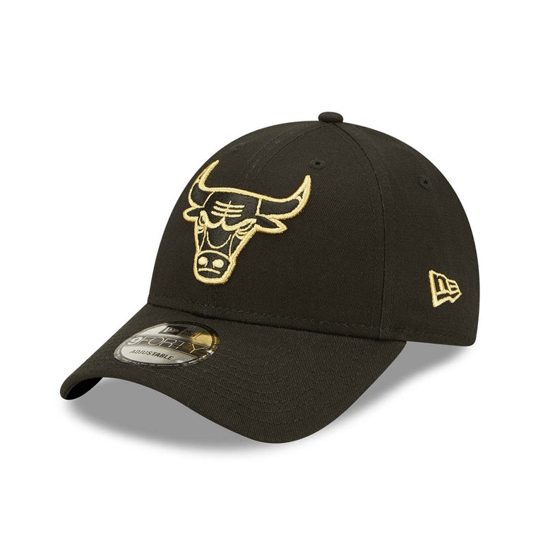 Chicago Bulls Metallic 9Forty Black Gold