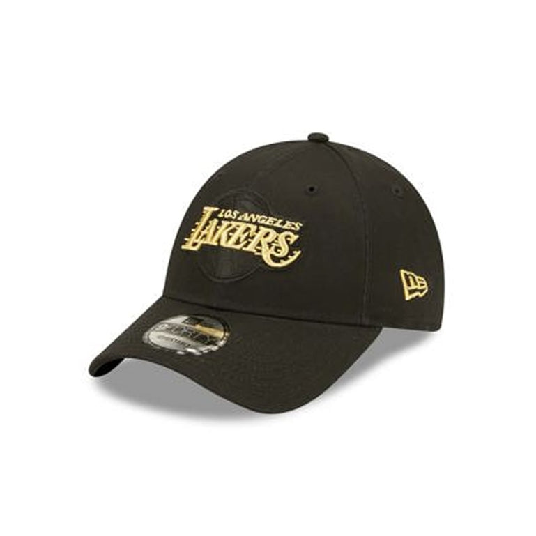 Los Angeles Lakers Metallic 9Forty Black Gold