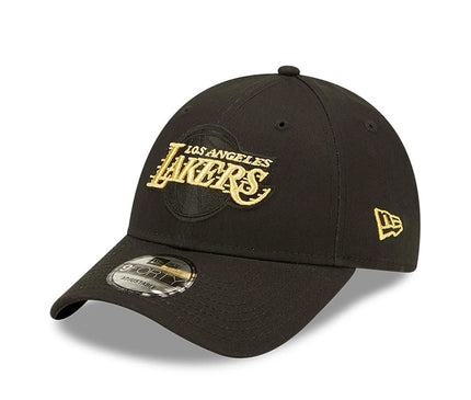 Los Angeles Lakers Metallic 9Forty Black Gold