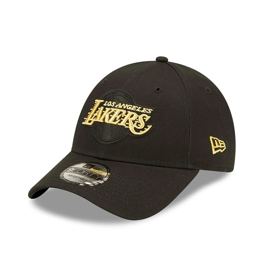 Los Angeles Lakers Metallic 9Forty Black Gold