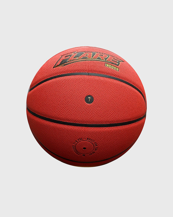 Burned Indoor Basketbal Flare, maat 7, vrijstaand op grijze achtergrond - Burned Sports