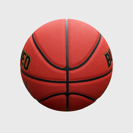 Burned Indoor Basketbal Flare, maat 7, vrijstaand op grijze achtergrond - Burned Sports