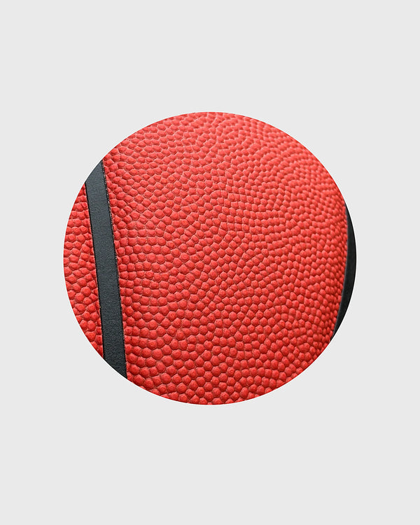 Burned Indoor Basketbal Flare, maat 7, vrijstaand op grijze achtergrond - Burned Sports