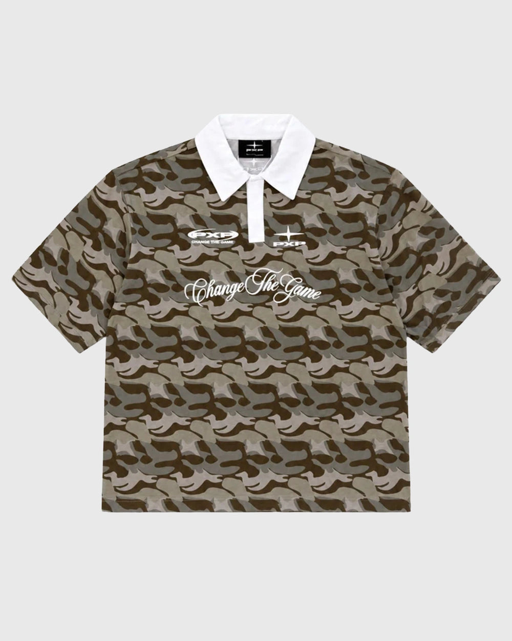 Project X Paris Forest Polo Camouflage vooraanzicht