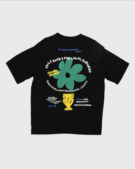 Goodies Sportive Local Suburbs T-Shirt Zwart