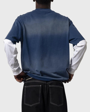 Goodies Sportive Real Pegasus Longsleeve Blauw achteraanzicht