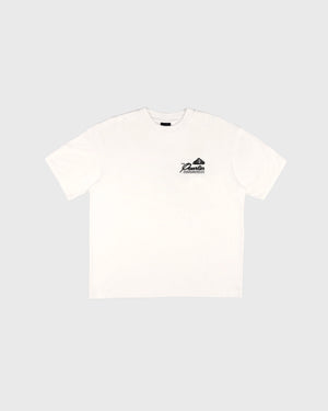 Goodies Sportive Snooker Tee wit, vooraanzicht met klein zwart logo op de borst.