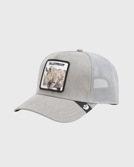 Goorin Bulletproof Trucker Cap Suede Grijs