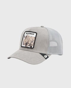 Goorin Bulletproof Trucker Cap Suede Grijs