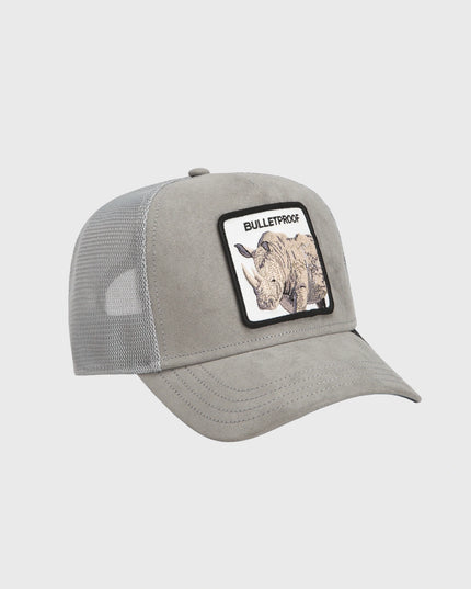 Goorin Bulletproof Trucker Cap Suede Grijs