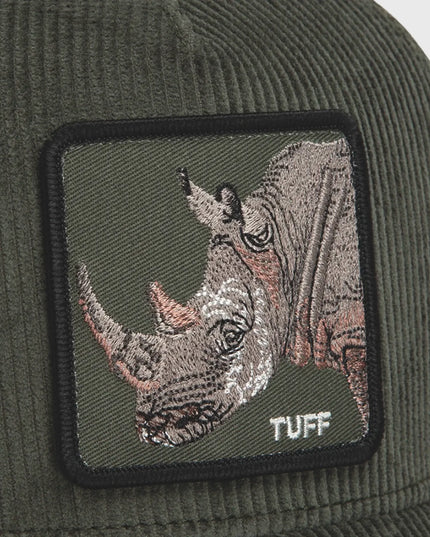 Goorin Tuff Trucker Cap Corduroy Groen