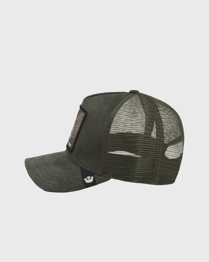 Goorin Tuff Trucker Cap Corduroy Groen