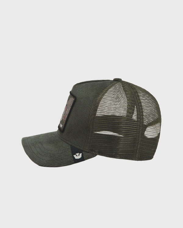 Goorin Tuff Trucker Cap Corduroy Groen