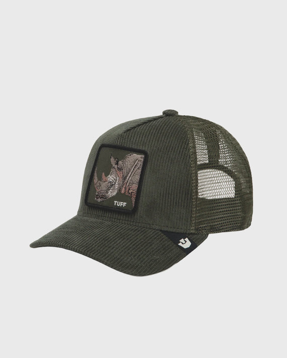 Goorin Tuff Trucker Cap Corduroy Groen