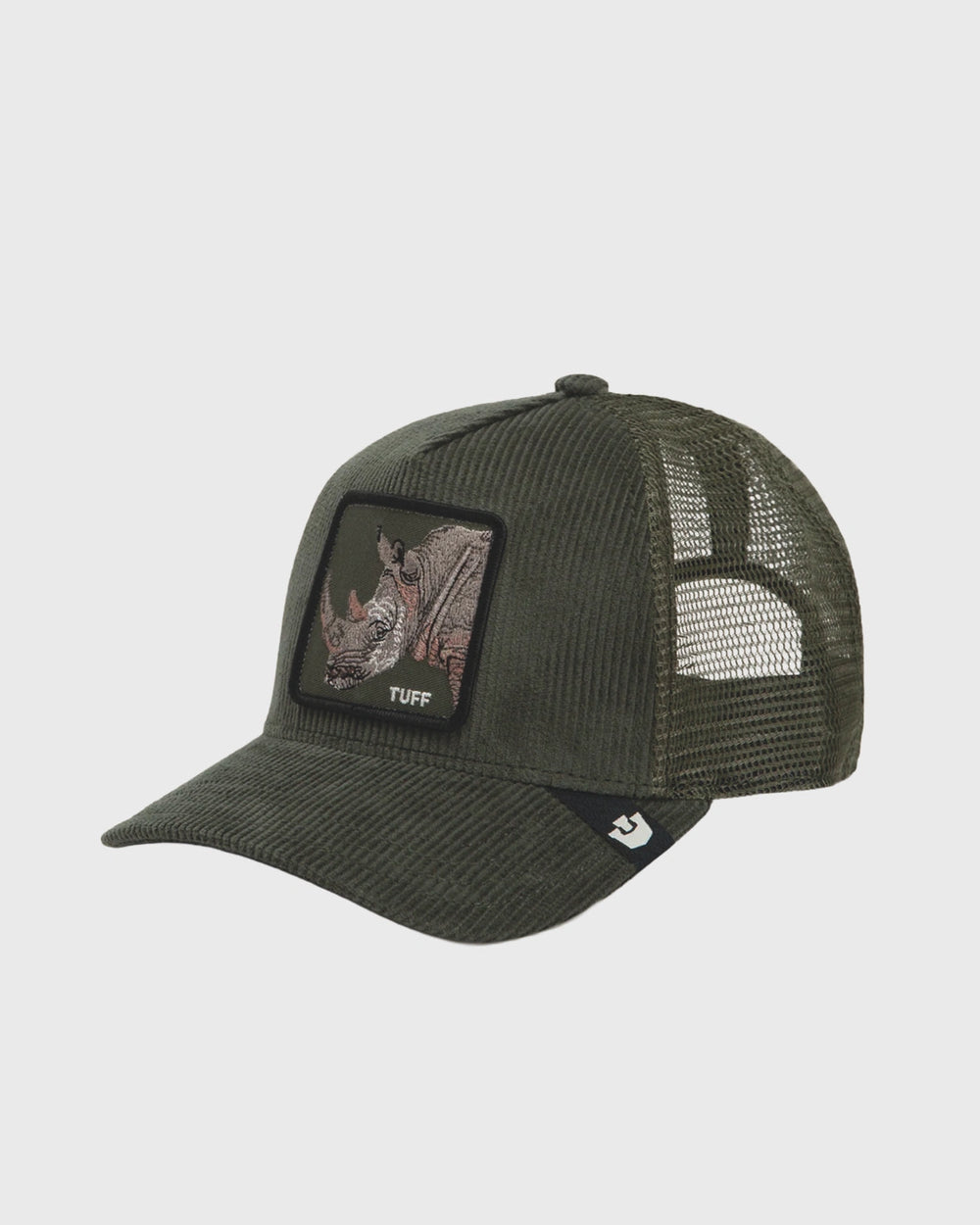 Goorin Tuff Trucker Cap Corduroy Groen