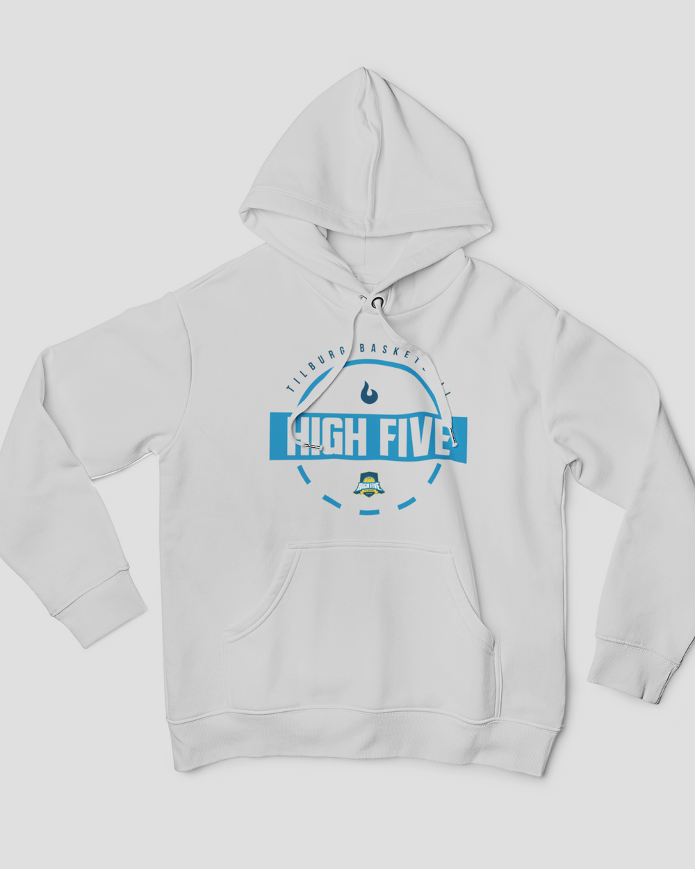 Tilburg High Five Court Hoodie Grijs