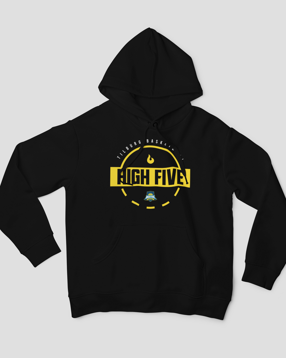 High Five Tilburg Court Hoodie Zwart