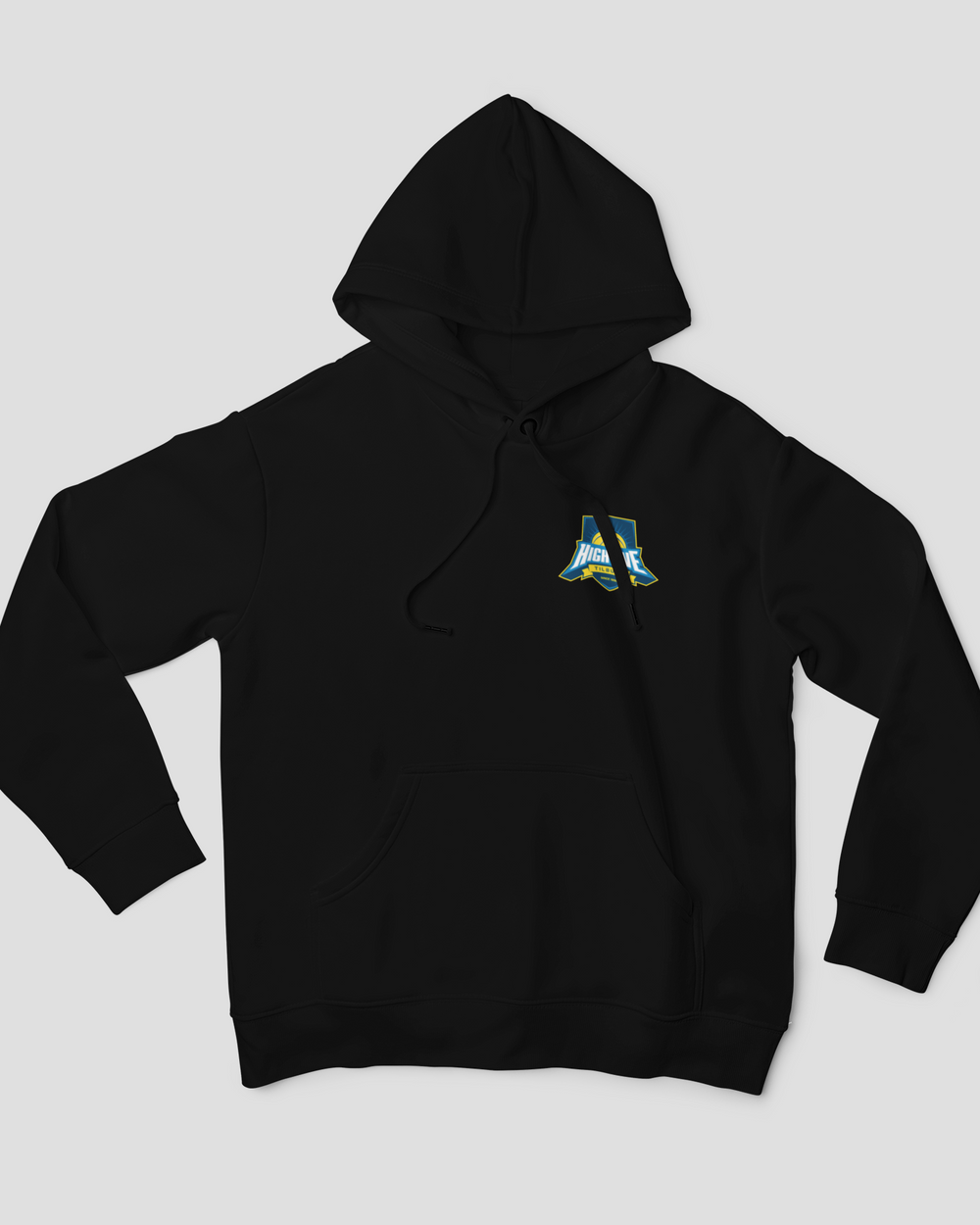High Five Tilburg Logo Hoodie Zwart