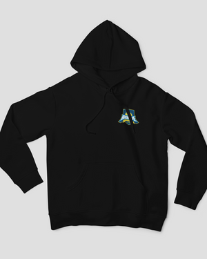High Five Tilburg Logo Hoodie Zwart