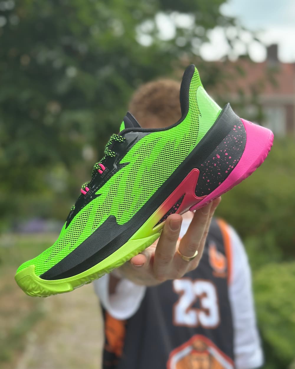 Under Armour Curry Series 7 Basketbalschoen Groen – Burned