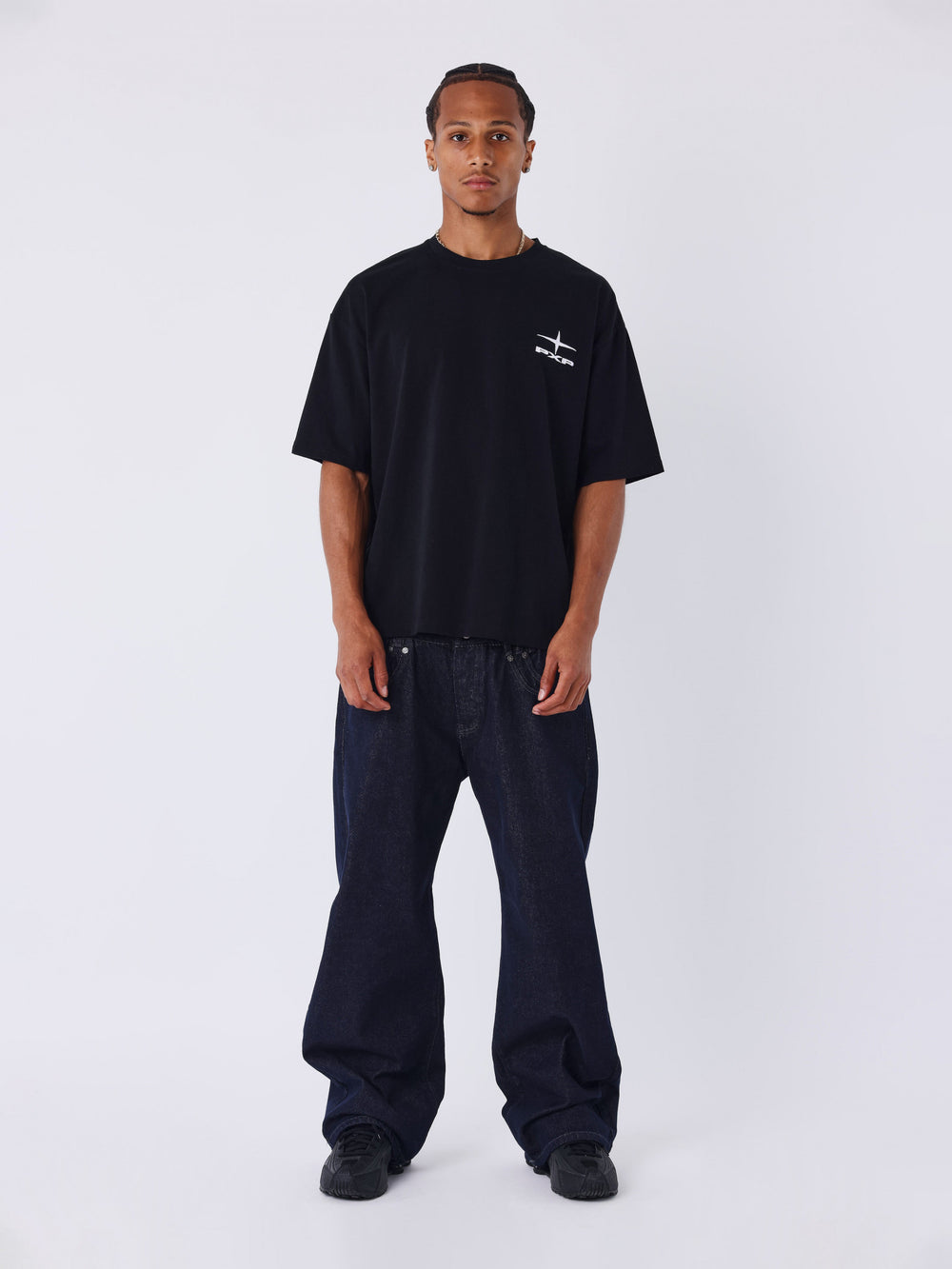 Project X Paris Baggy Denim Donkerblauw