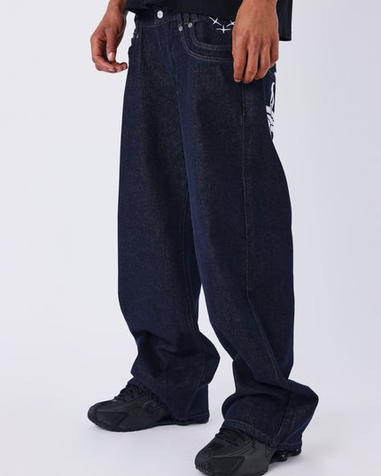 Project X Paris Baggy Denim Donkerblauw