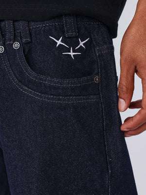 Project X Paris Baggy Denim Donkerblauw