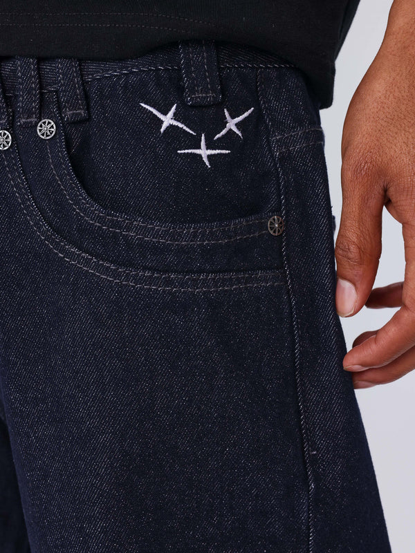 Project X Paris Baggy Denim Donkerblauw