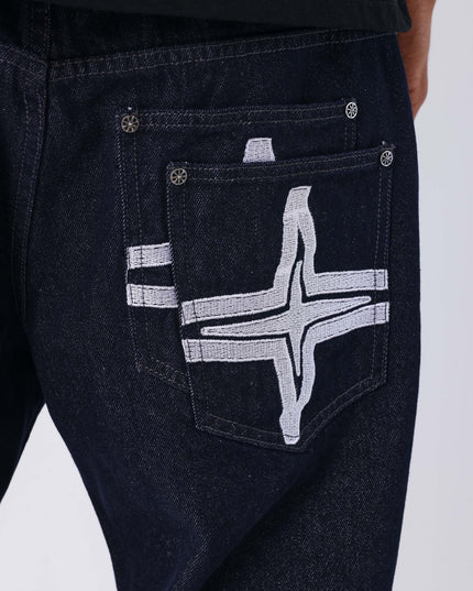 Project X Paris Baggy Denim Donkerblauw