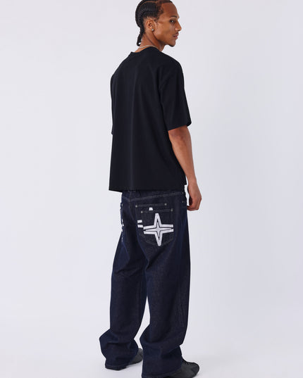 Project X Paris Baggy Denim Donkerblauw