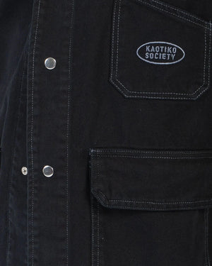 Kaotiko Breeze Club Denim Jacket Zwart