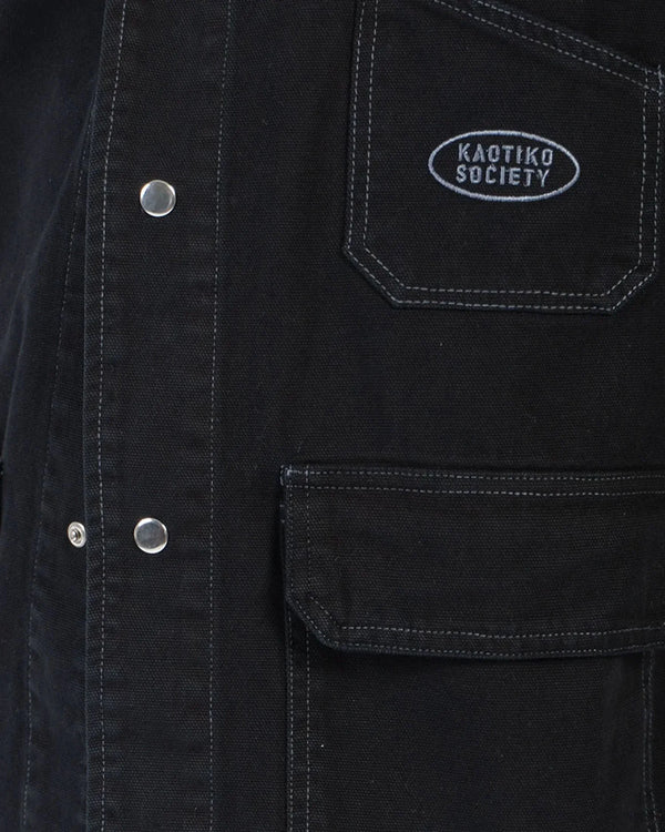 Kaotiko Breeze Club Denim Jacket Zwart