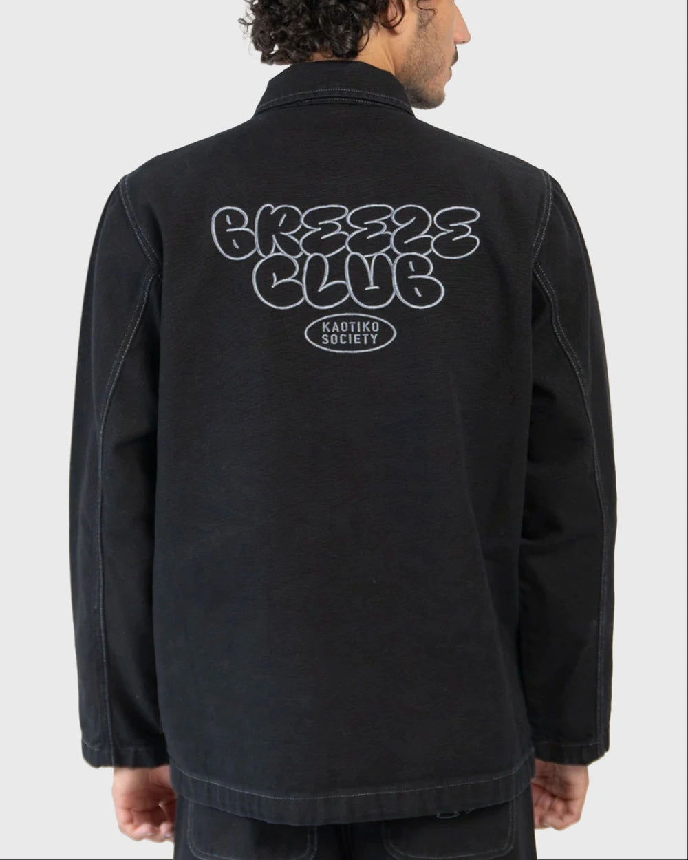 Kaotiko Breeze Club Denim Jacket Zwart