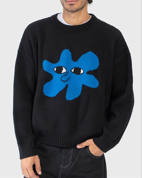Kaotiko Breeze Club Sweater Zwart