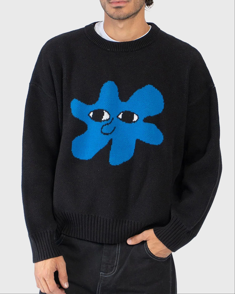 Kaotiko Breeze Club Sweater Zwart