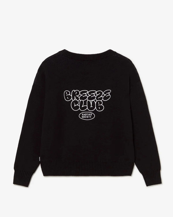 Kaotiko Breeze Club Sweater Zwart