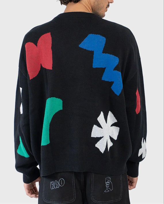 Kaotiko Breeze Sweater Zwart