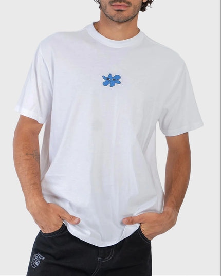 Kaotiko Catcha The Breezy Regular T-Shirt Wit