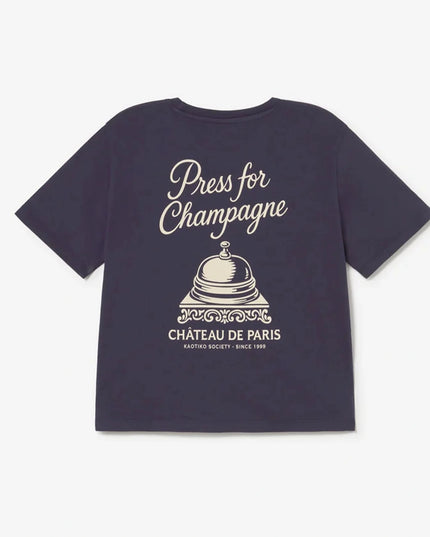 Kaotiko Chanpagne T-Shirt Navy