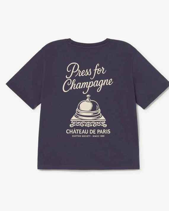 Kaotiko Chanpagne T-Shirt Navy