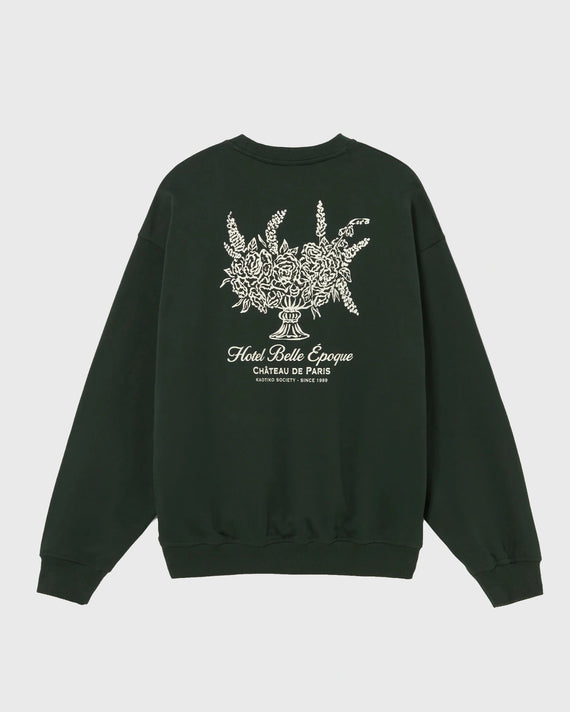 Kaotiko Crew Oversize Garland Sweater Groen