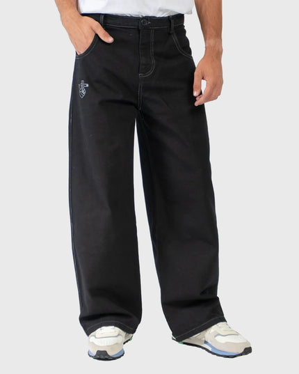 Kaotiko Denim Pants Breeze Club Zwart