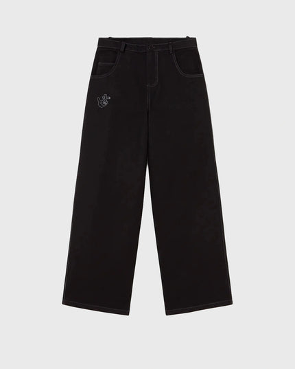 Kaotiko Denim Pants Breeze Club Zwart