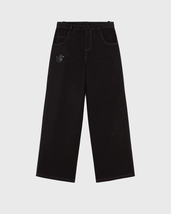 Kaotiko Denim Pants Breeze Club Zwart