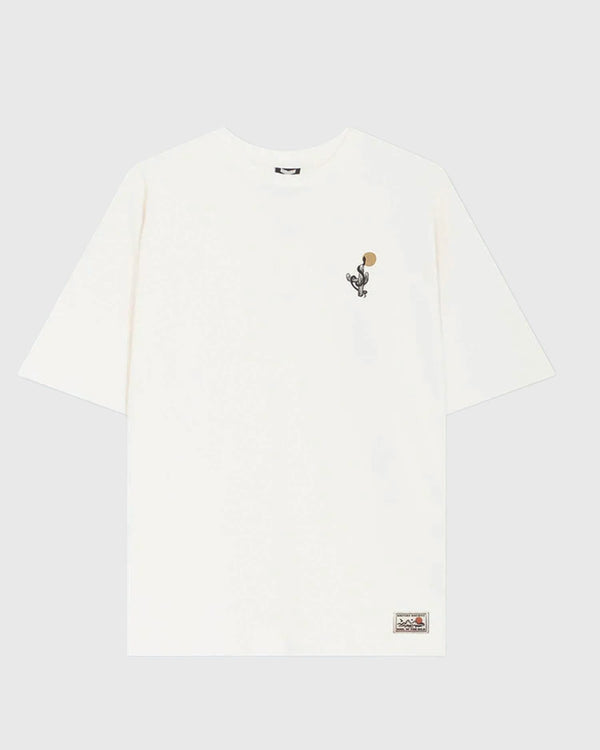Kaotiko Cowgirl Snake T-shirt Wit vooraanzicht