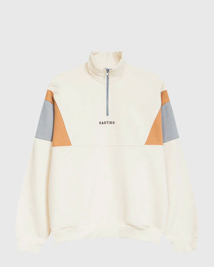 Kaotiko Sweater Arthur Bone Creme voor