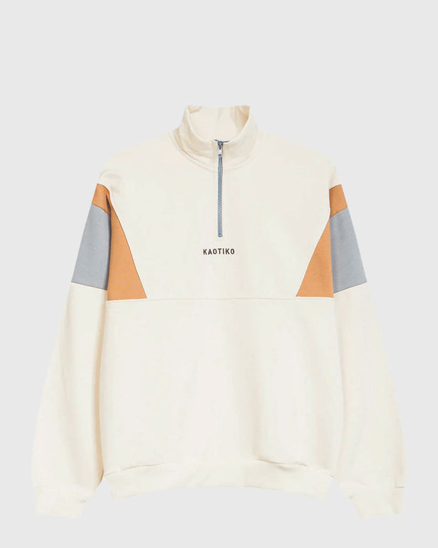 Kaotiko Sweater Arthur Bone Creme voor