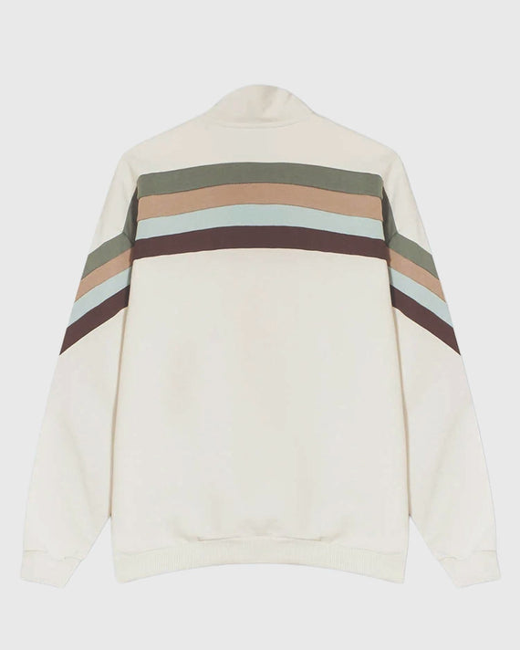 Kaotiko Walker Society Sweater Met Rits Wit achter