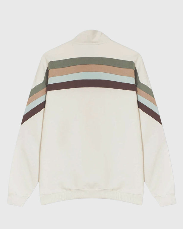 Kaotiko Walker Society Sweater Met Rits Wit achter